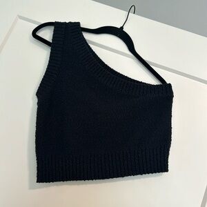 Madewell knit one shoulder tank